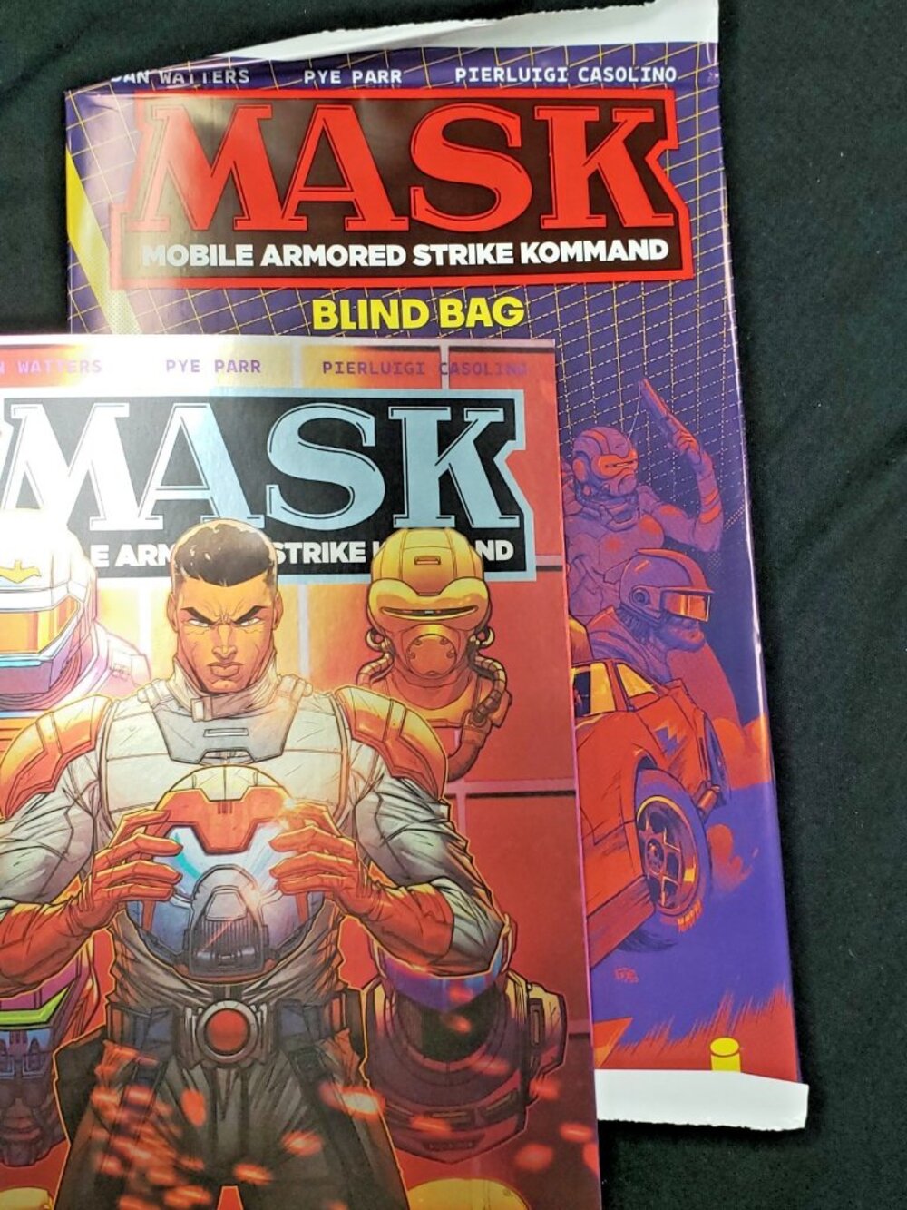 MASK #1 – Prestige 1:100 Jonboy Meyers Foil Incentive & Bonus Blind Bag Set - Picture 5 of 8